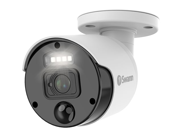Swann Master 4K Ultra HD Détection thermique Caméra de sécurité d'extérieur IP ajouter, complément d'éclairage d'extérieur Bullet
