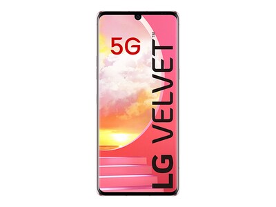 Velvet 5G 128 Go de LG - Illusion de coucher du soleil 