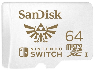 Carte mémoire SanDisk Extreme microSDXC UHS-I de 64 Go pour Nintendo Switch