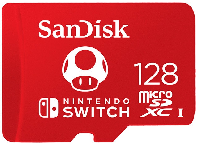 SanDisk Extreme 128GB UHS-I microSDXC Memory Card for Nintendo Switch