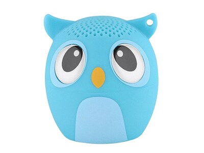 Haut-parleur Bluetooth® sans fil portatif de My Audio Life - OWLcappela Blue le hibou