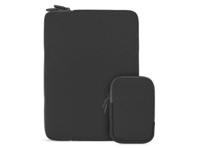 LOGiiX Essential Sleeve for 13" Laptops with Pouch - Black