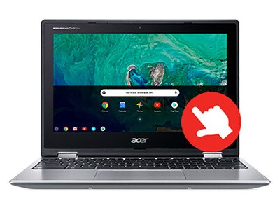 Acer ChromeBook Spin 11 CP311-1H-C3FP 11.6” 2-in-1 Touchscreen Laptop with Intel® N3350, 32GB eMMC, 4GB RAM & Chrome OS - Sparkly Silver