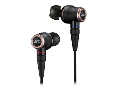 JVC HA-FW01 Hi-Resolution Audio In-Ear Wired Earbuds - Black