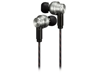 JVC HA-FD01 Hi-Resolution Audio Wired In-Ear Earbuds - Silver