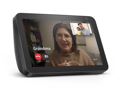 Amazon Echo Show 8 - Affichage intelligent HD de 8 po avec Alexa - charbon