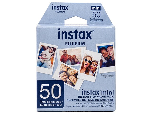 Fujifilm Instax Mini Instant Film Value Pack - 50 Exposures