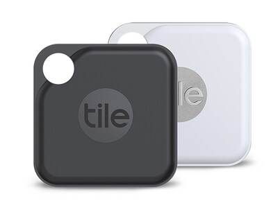 Tile Pro Plus Bluetooth® Tracker 2 Pack - White & Black