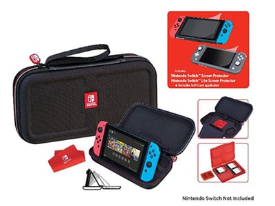 Ensemble étui de transport Game Traveler pour Nintendo Switch de RDS - noir