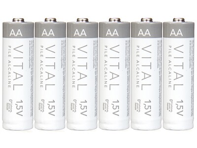 VITAL AA Alkaline Battery - 6 Pack
