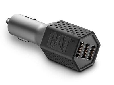 CAT 7.2A Triple USB-to-DC Vehicle Adapter 