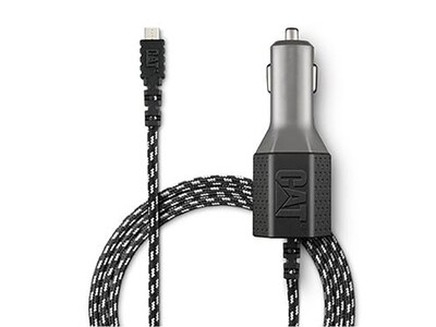 CAT 1.8m (6’) 4.8A Micro USB Dual USB Vehicle Charger