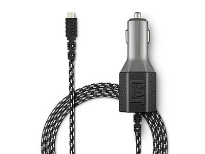 CAT 1.8m (6’) 4.8A Micro USB & USB Vehicle Charger 