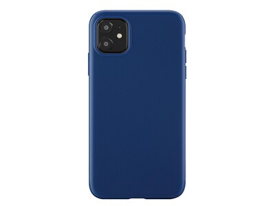 Étui Collection hybrides d’Habitu pour iPhone XR/11 - bleu