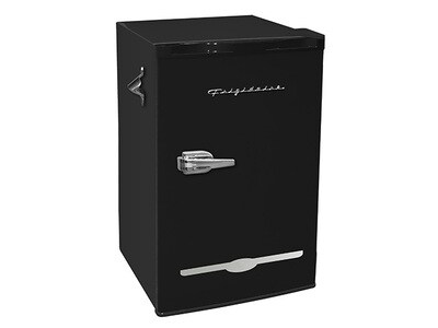 Mini Réfrigérateur Rétro Frigidaire 3.2 Pi. Ca. - Noir