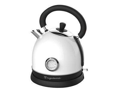 Frigidaire APEKET125-WHITE 1.8L Retro Stainless Steel Electric Kettle - White