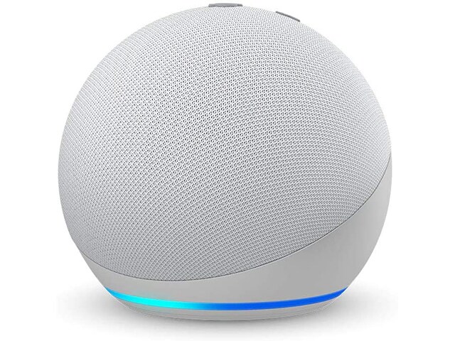 Amazon Echo Dot (4th Gen) Smart Speaker with Alexa - Glacier White