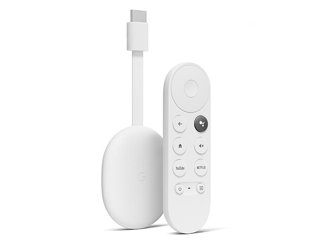 Chromecast de Google avec Google TV (4K) - blanc
