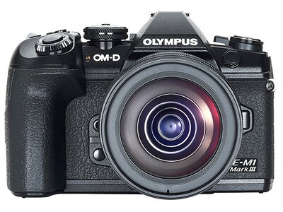 Olympus OM-D E-M1 Mark III 20.4MP Mirrorless Camera with M.ZUIKO 12-40mm f/2.8 PRO Lens - Black