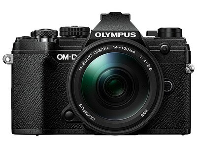 Appareil-photo sans miroir à 20,4 Mpx OM-D E-M5 Mark III de Olympus avec objectif M.ZUIKO 14-150 mm f/4-5,6 - noir