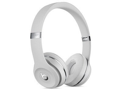 Beats Solo³ On-Ear Wireless Headphones - Satin Silver