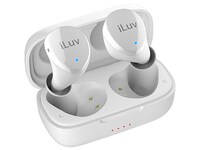 iLuv Bubble Gum Air True Wireless Bluetooth® In-Ear Earbuds with Charging Case - White