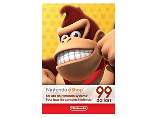$99 Nintendo eShop Gift Card Nintendo | Source