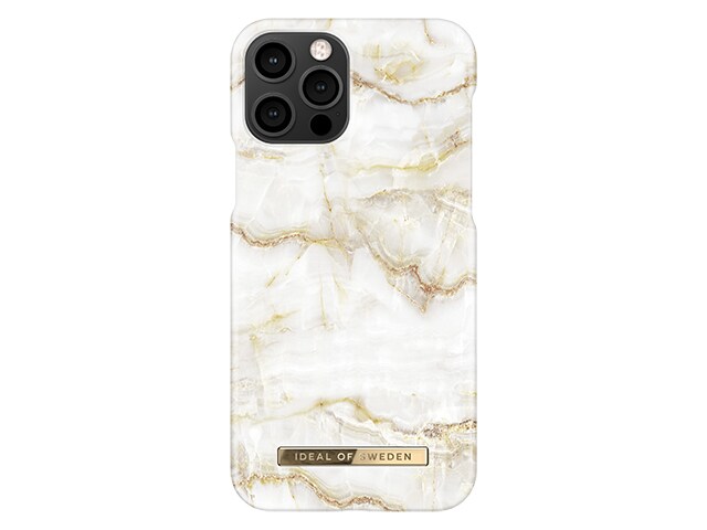 iDeal of Sweden iPhone 12 Pro Max Fashion Case - Golden Pearl Marble