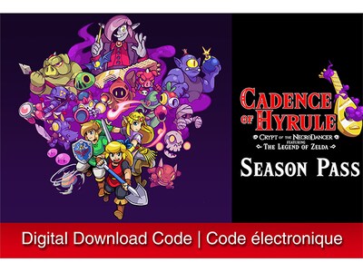 Cadence of Hyrule: Crypt of the NecroDancer Featuring The Legend of Zelda Season Pass DLC (Digital Download) for Nintendo Switch