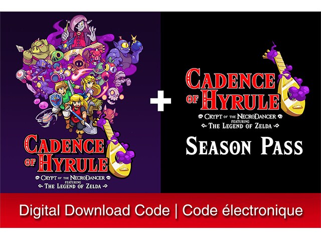 Cadence of Hyrule: Crypt of the NecroDancer Featuring The Legend of Zelda + Season Pass Bundle (Digital Download) for Nintendo Switch