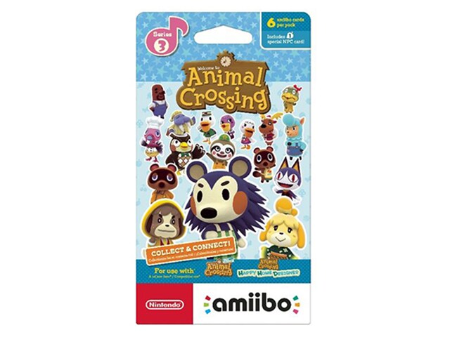 Nintendo Amiibo - Animal Crossing Cards Series 3 - 6 Pack