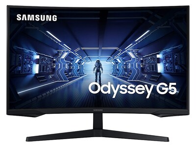 Samsung Odyssey G5 LC32G55TQWNXZA 32” 1440P 144Hz VA Curved LCD Gaming Monitor - Freesync