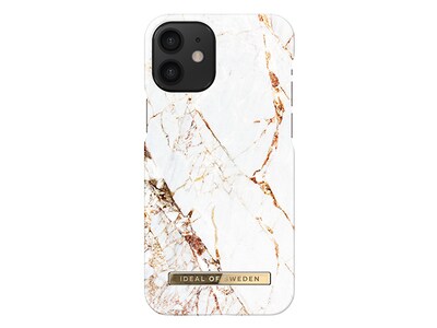 iDeal of Sweden iPhone 12 mini Fashion Case - Carrara Gold