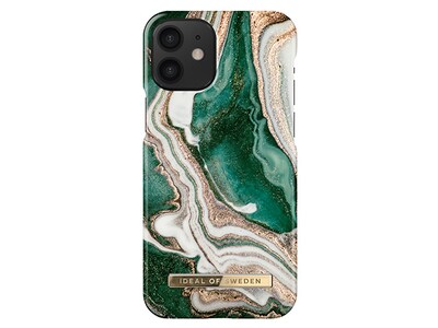 iDeal of Sweden iPhone 12 mini Fashion Case - Golden Jade Marble