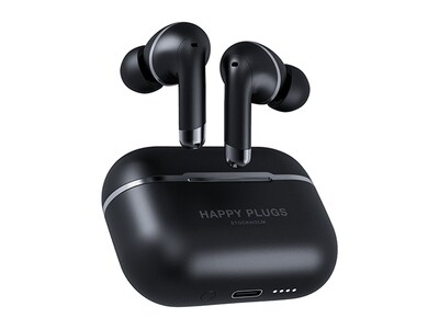 Happy Plugs Air 1 ANC In-Ear Noise Cancelling Earbuds - Black