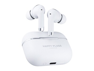 Happy Plugs Air 1 ANC In-Ear Noise Cancelling Earbuds - White