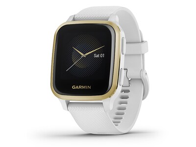 Garmin Venu Sq GPS Smartwatch and Fitness Tracker with Incident Detection - White