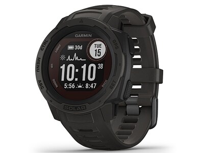 Garmin Instinct Rugged GPS Smartwatch Tactical Edition with Solar Charging - Black