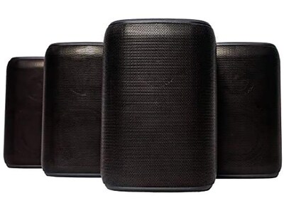 Rocksteady Stadium Portable Bluetooth® Speaker 4-Pack - Black