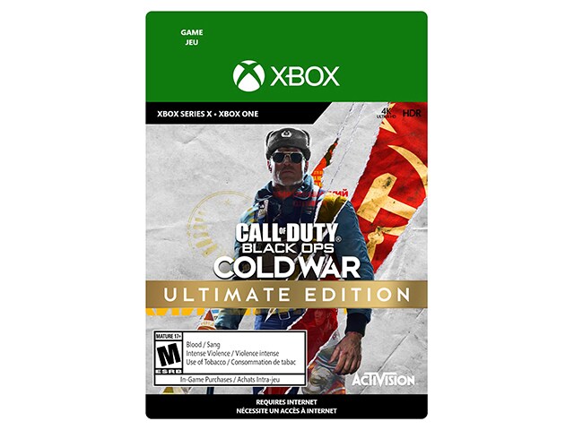 Call of Duty®: Black Ops Cold War - Ultimate Edition (Code Electronique) pour Xbox Series X/S & Xbox One