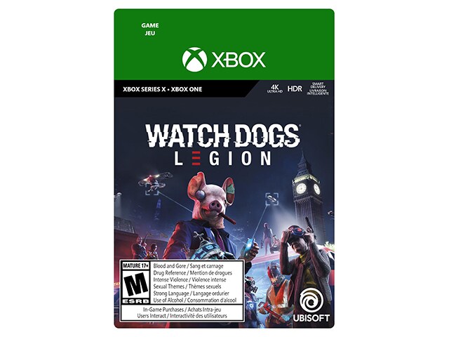 Watch Dogs Legion Standard Edition (Code Electronique) pour Xbox Series X/S & Xbox One