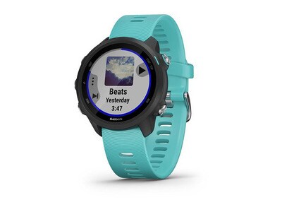Montre GPS de course à pied intelligente et moniteur d’activité Forerunner 245 de Garmin - Bleu