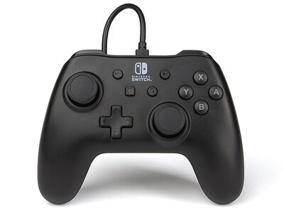 Manette câblée de PowerA pour Nintendo Switch - noir