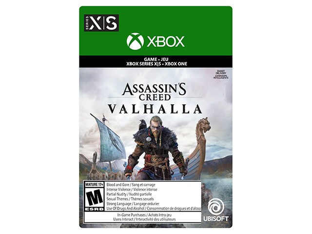 Assassin's Creed Valhalla Standard Edition (Code Electronique) pour Xbox Series X/S & Xbox One