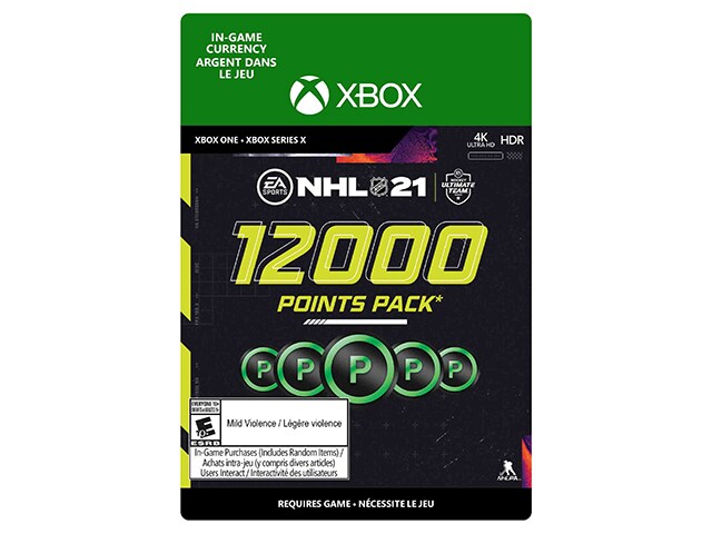 NHL 21: Points (Code Electronique) pour Xbox One
