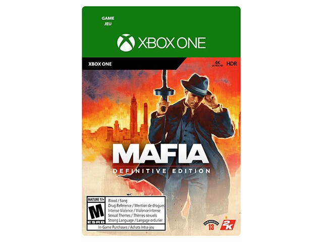 Mafia: Definitive Edition (Code Electronique) pour Xbox One