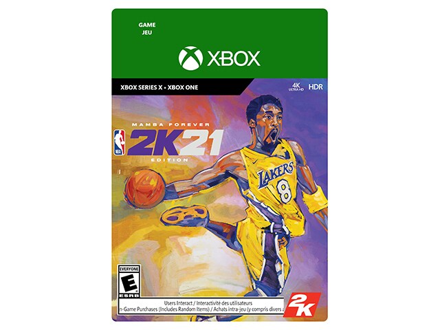 NBA 2K21: Mamba Forever Edition (Code Electronique) pour Xbox Series X/S & Xbox One