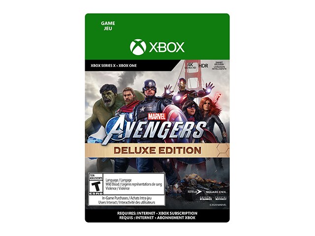 Marvel's Avengers: Deluxe Edition (Code Electronique) pour Xbox Series X/S & Xbox One
