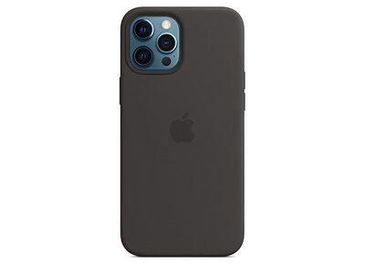Étui en silicone avec MagSafe d’Apple® pour iPhone 12 Pro Max - Noir
