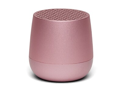 LEXON LA113 MINO - Mini haut-parleur Bluetooth® sans fil jumelable - Aluminium rose clair